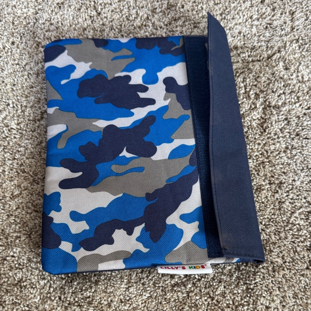 Blue Camouflage Bag